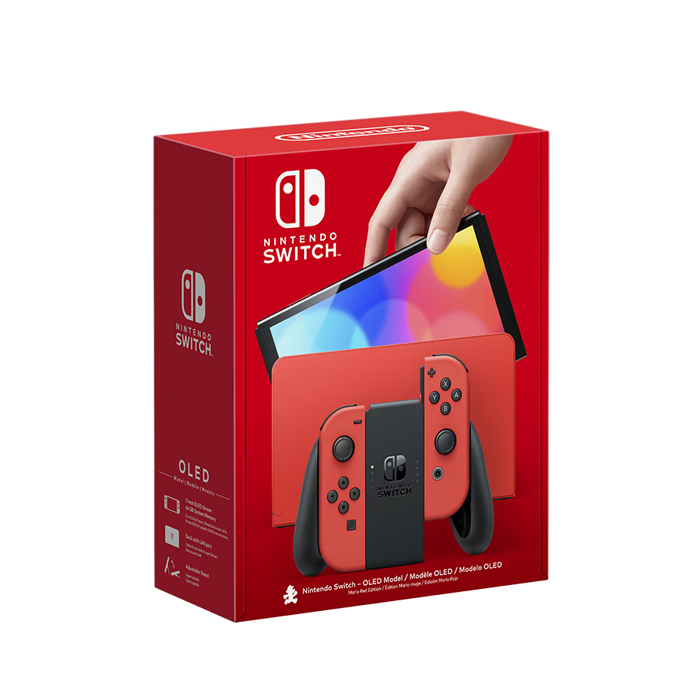 Switch oled mario red